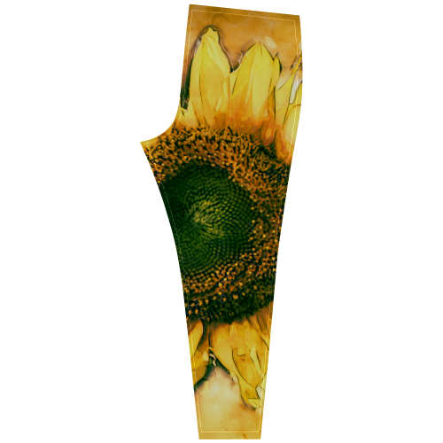 Painting Sunflower - Life is in full bloom Cassandra Women's Leggings (Model L01)