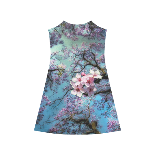 Cherry blossom Alcestis Slip Dress (Model D05)