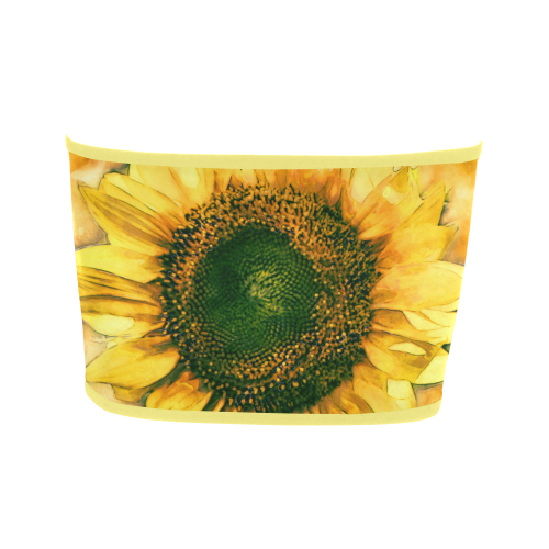 Painting Sunflower - Life is in full bloom Bandeau Top