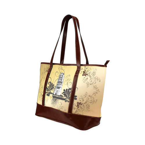 The leaning tower of Pisa Tote Handbag (Model 1642)