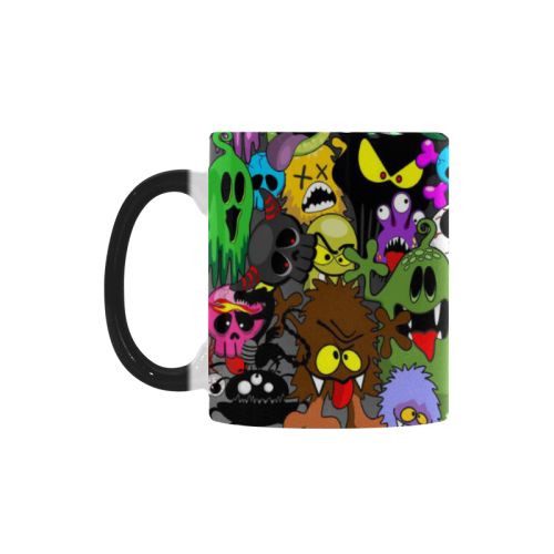 Monsters Doodles Characters Saga Custom Morphing Mug