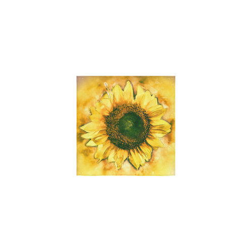 Painting Sunflower - Life is in full bloom Square Towel 13“x13”