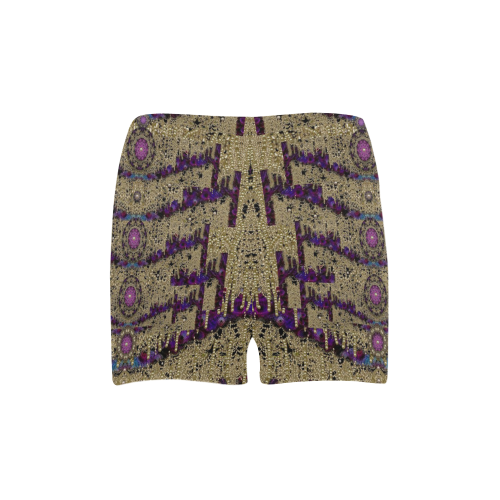 Fantasy lace in the jungle Briseis Skinny Shorts (Model L04)