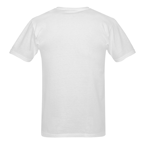 Teal Cyan Ocean Abstract Modern Lace Lattice Sunny Men's T- shirt (Model T06)