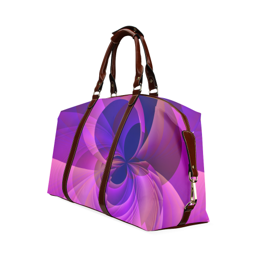 Abstract Infinity in Blue and Purple Classic Travel Bag (Model 1643)