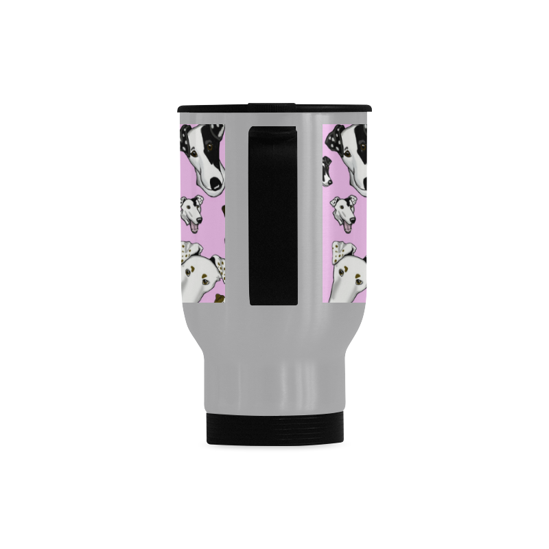 SFT pink Travel Mug (Silver) (14 Oz) ID D407243