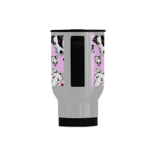 SFT pink Travel Mug (Silver) (14 Oz) ID D407243