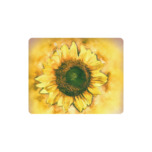 Painting Sunflower - Life is in full bloom Rectangle Mousepad