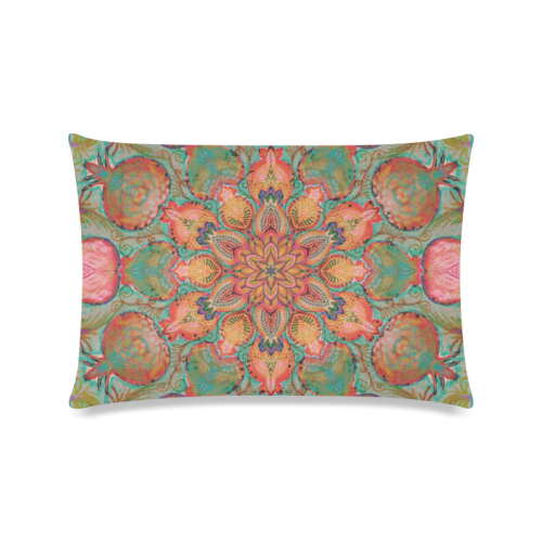 50-3 Custom Zippered Pillow Case 16"x24"(Twin Sides)