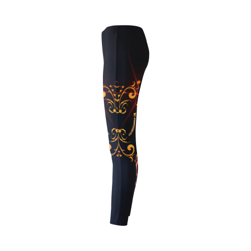 Hieroglyph, the tiger Cassandra Women's Leggings (Model L01)