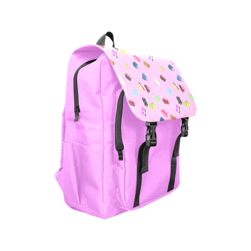 Little Purses and Pink Polka Dots Casual Shoulders Backpack (Model 1623)