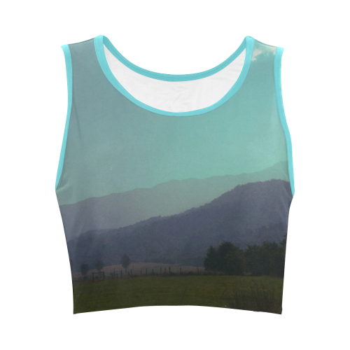 Deep Layers Women's Crop Top (Model T42)