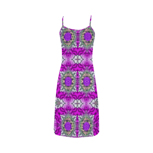 Lion Paws In Abstract Fantasy Alcestis Slip Dress (Model D05)