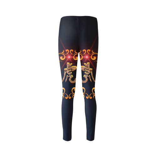 Hieroglyph, the tiger Cassandra Women's Leggings (Model L01)