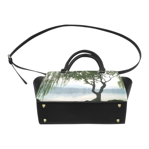 Weeping Willow Mountian View Classic Shoulder Handbag (Model 1653)