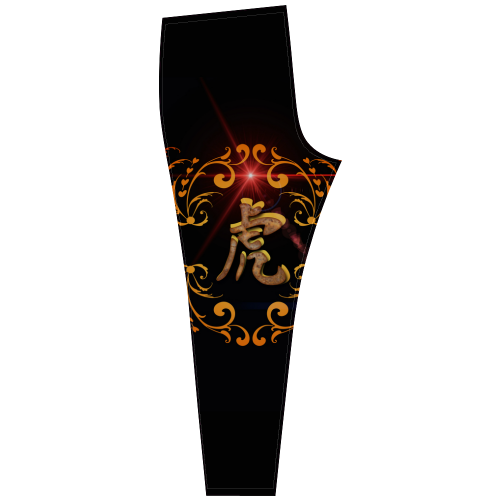 Hieroglyph, the tiger Cassandra Women's Leggings (Model L01)