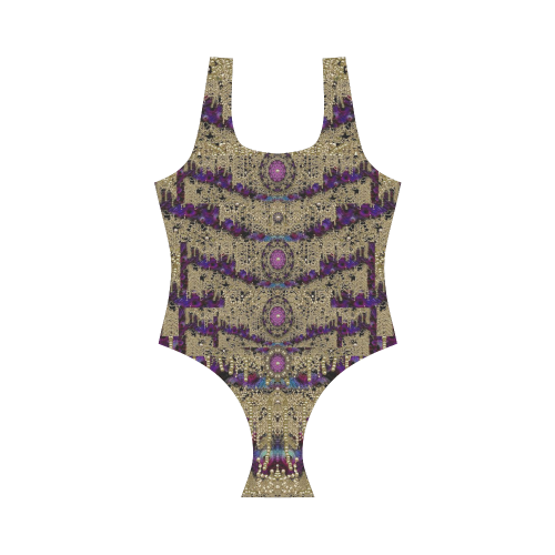 Fantasy lace in the jungle Vest One Piece Swimsuit (Model S04)