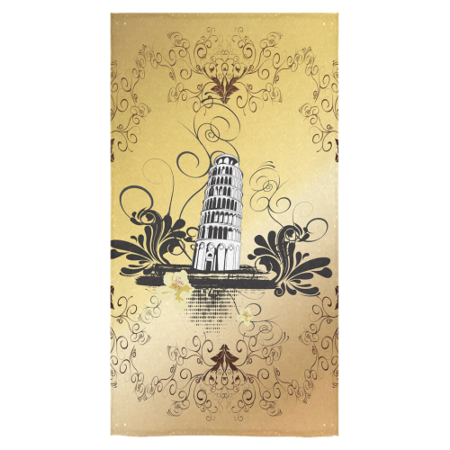 The leaning tower of Pisa Bath Towel 30"x56"