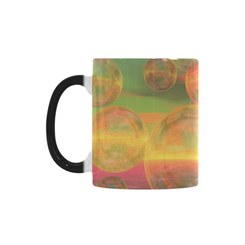 Autumn Ruminations, Abstract Gold Rose Glory Custom Morphing Mug