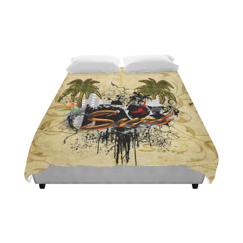 Surfing, surfdesign Duvet Cover 86"x70" ( All-over-print)