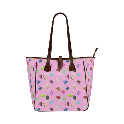 Little Purses and Pink Polka Dots Classic Tote Bag (Model 1644)