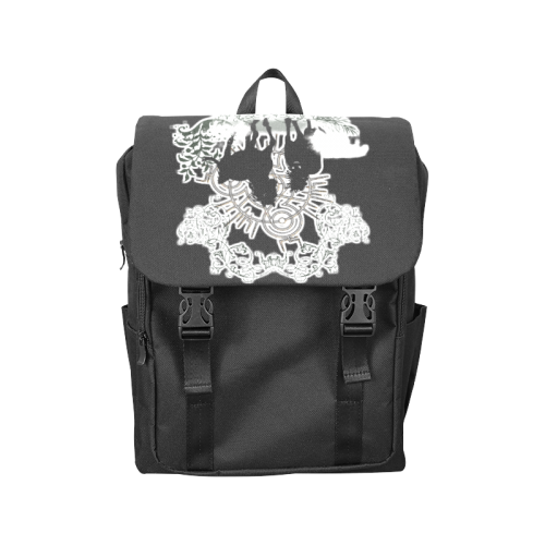 Black horses silhouette Casual Shoulders Backpack (Model 1623)