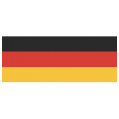 German Flag Colored Stripes White Mug(11OZ)