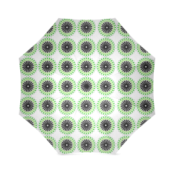 Green and Black Design Pattern Foldable Umbrella (Model U01)
