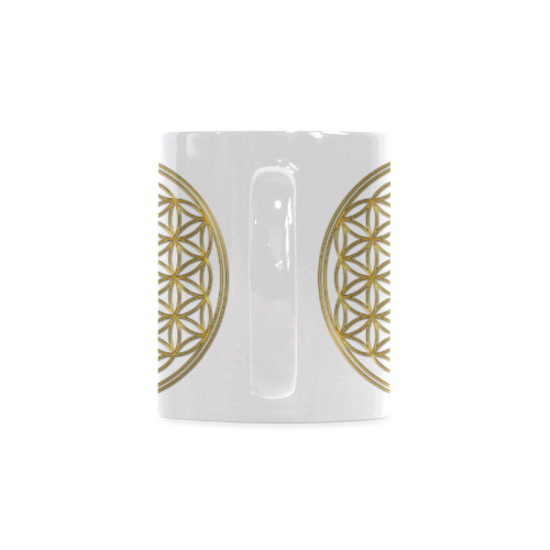 FLOWER OF LIFE gold White Mug(11OZ)