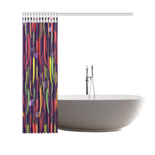 Hot Shower Curtain 69"x70"