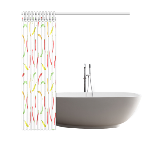 Chilli Peppar Shower Curtain 69"x70"