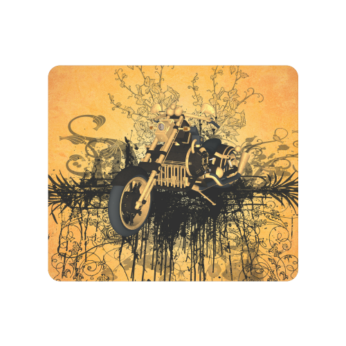 Steampunk, awesome motorcycle with floral elements Men's Clutch Purse （Model 1638）