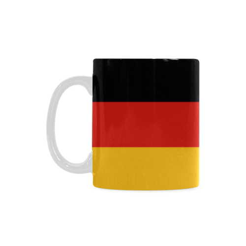 German Flag Colored Stripes White Mug(11OZ)