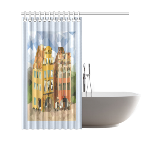 Fairy Tale Town Shower Curtain 69"x70"
