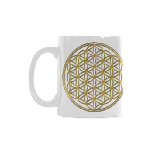 FLOWER OF LIFE gold White Mug(11OZ)