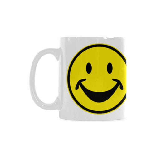 Funny yellow SMILEY for happy people White Mug(11OZ)