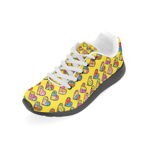 Many Popart Love by Nico Bielow Men’s Running Shoes (Model 020)