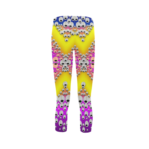 Music Tribute In the sun Peace and Popart Capri Legging (Model L02)