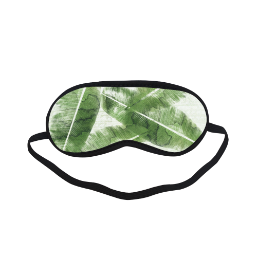 Tropical Bananas Leaves Sleeping Mask