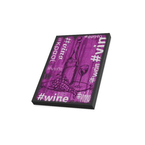 Hashtag Wine Canvas Print 12"x16" ID D421369