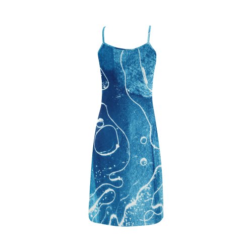 Liquid Blue Alcestis Slip Dress (Model D05)