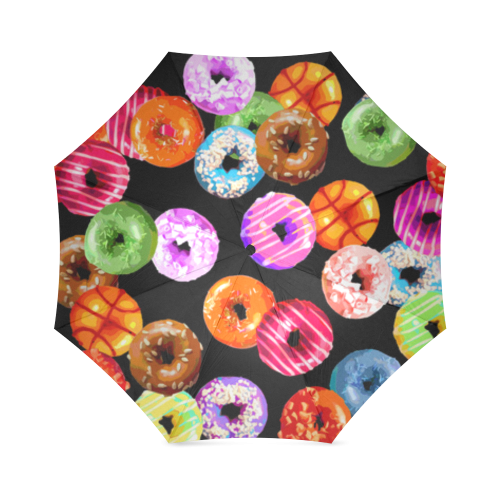 Colorful Yummy DONUTS pattern Foldable Umbrella (Model U01)