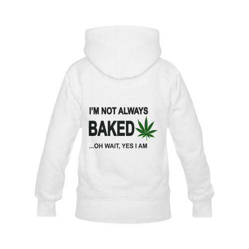 I'm not always baked oh wait yes I am Men's Classic Hoodies (Model H10)