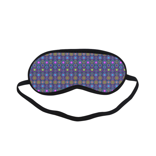 Colorful Geometric Retro Pattern Sleeping Mask