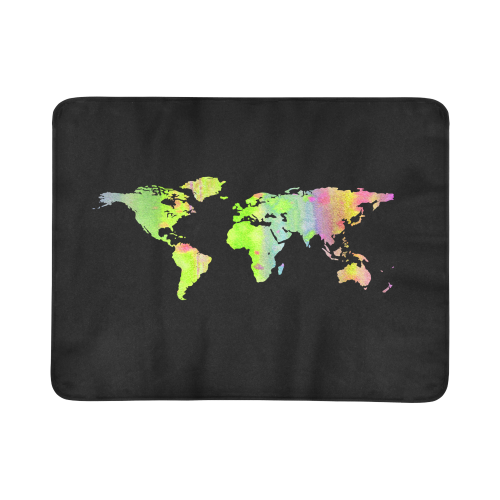 World Map Beach Mat 78"x 60"