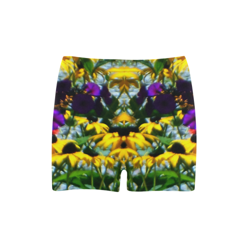 Picturesque Flowers Briseis Skinny Shorts (Model L04)