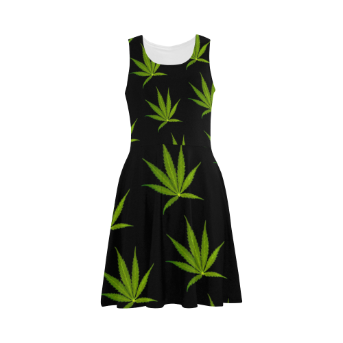 leaf pattern dress by Martina Webster Atalanta Sundress (Model D04)