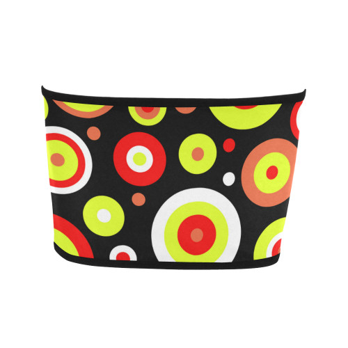 Colorful retro design Bandeau Top