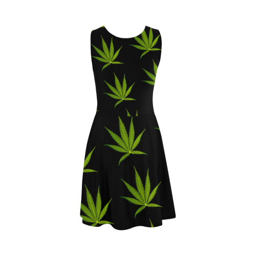 leaf pattern dress by Martina Webster Atalanta Sundress (Model D04)