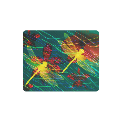 Yellow Dragonflies Rectangle Mousepad